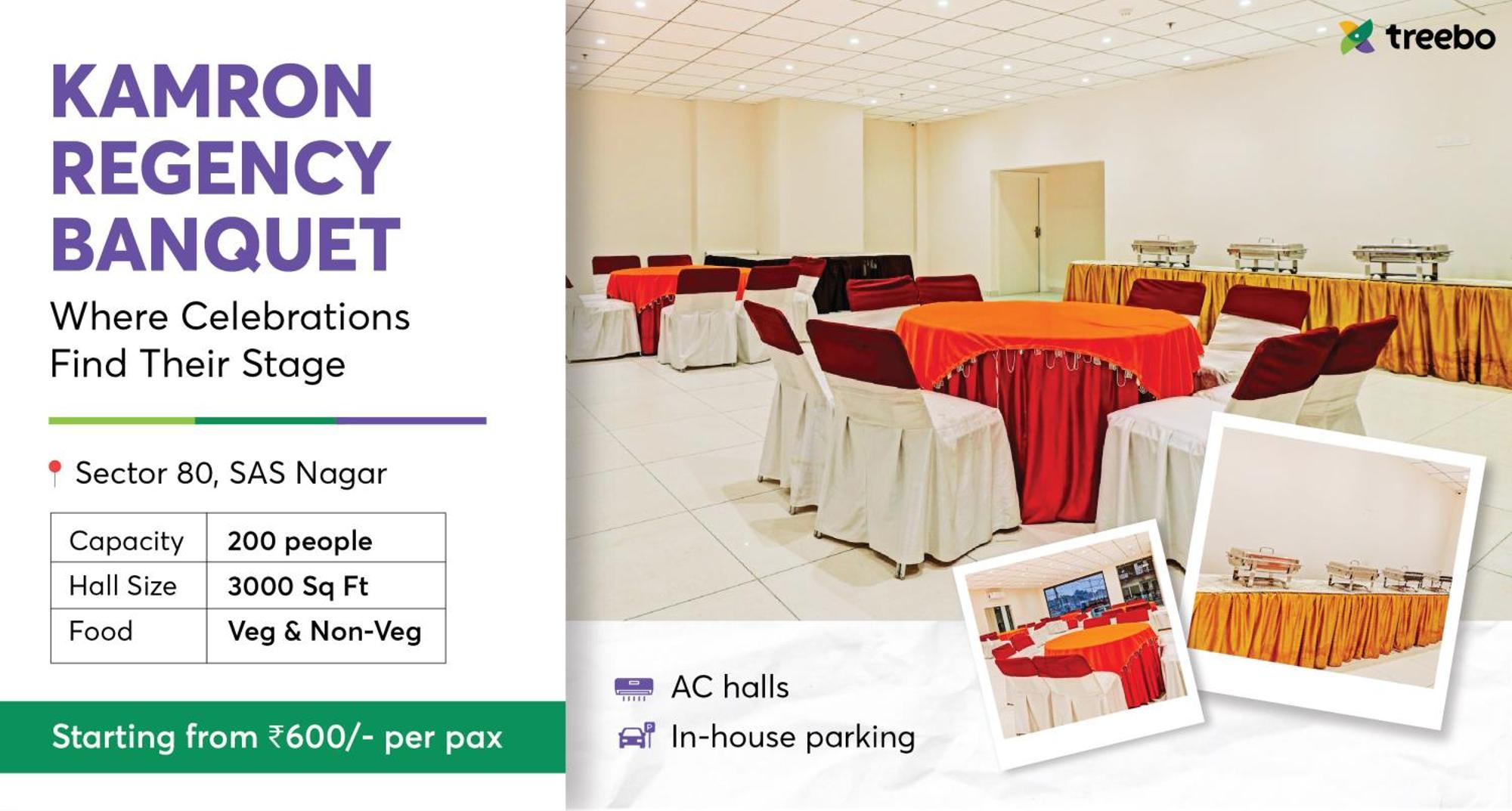 Treebo Kamron Regency Sector 80 Hotel Mohali Bagian luar foto
