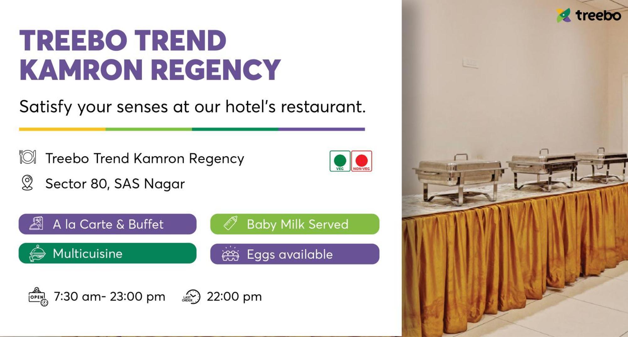 Treebo Kamron Regency Sector 80 Hotel Mohali Bagian luar foto